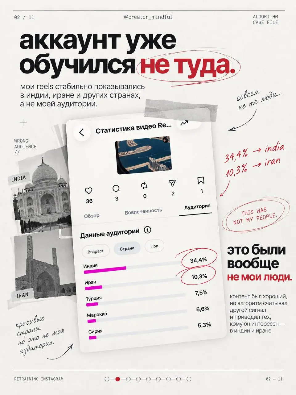 Когда Reels улетели в Иран и Индию, мне сказали:
«Проще создать новый аккаунт».
Но они не учли один важный фактор:
мне было лень 😂
Поэтому вместо нового аккаунта я решила переучить старый | Сетка — социальная сеть от hh.ru