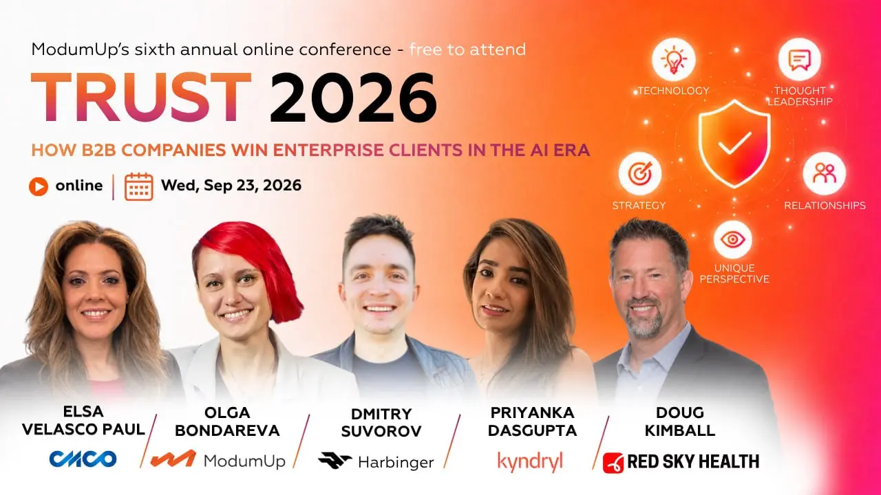 Начинаем трансляцию нашей онлайн-конференции TRUST 2026: B2B Marketing, Enterprise Growth, and Social Selling! 🔥
Основные активности и запись будут здесь: https://lnkd | Сетка — социальная сеть от hh.ru