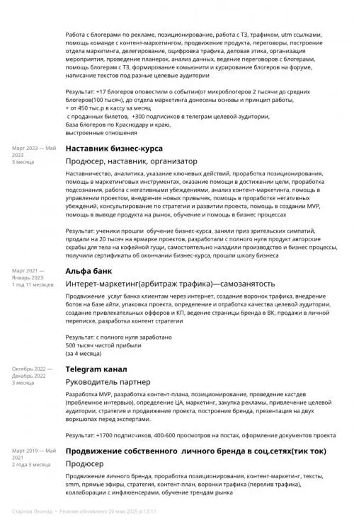 Network member avatar