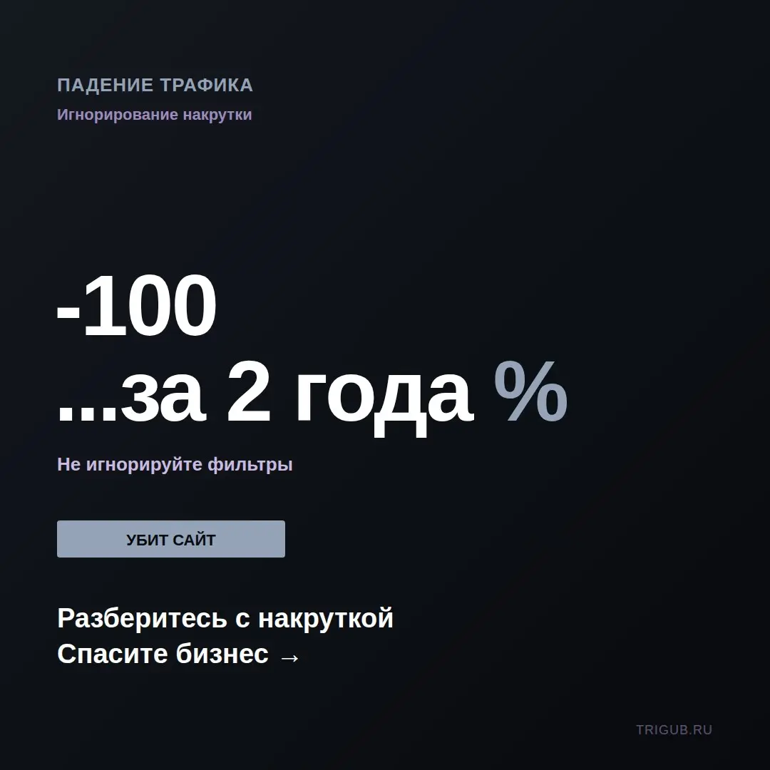 Накрутка конкурентов убила сайт промышленного гиганта | Сетка — социальная сеть от hh.ru