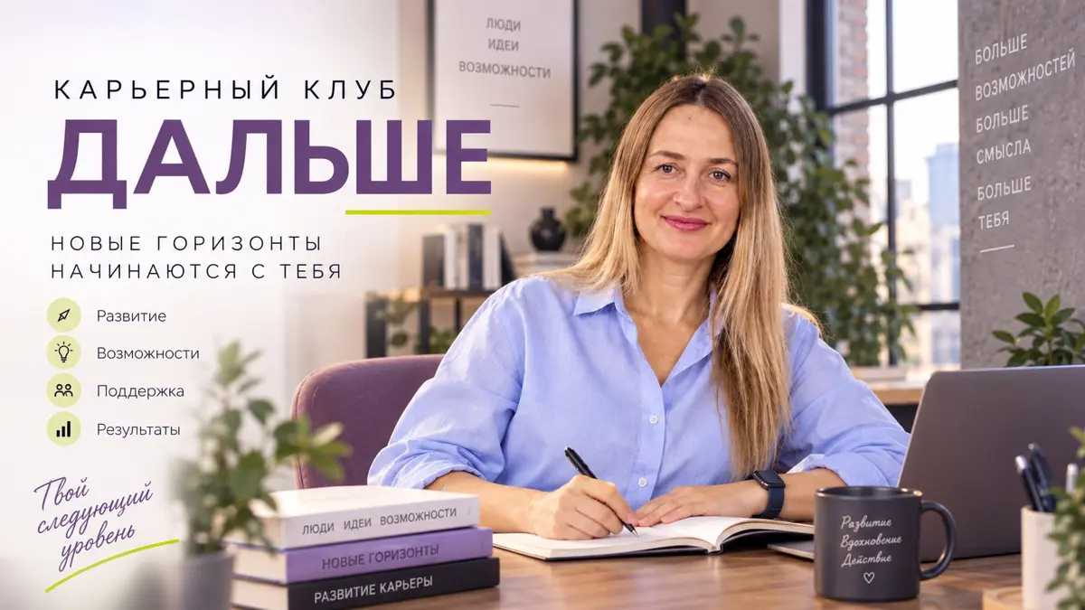 Почему я решила создать карьерный клуб «Дальше» | Сетка — социальная сеть от hh.ru
