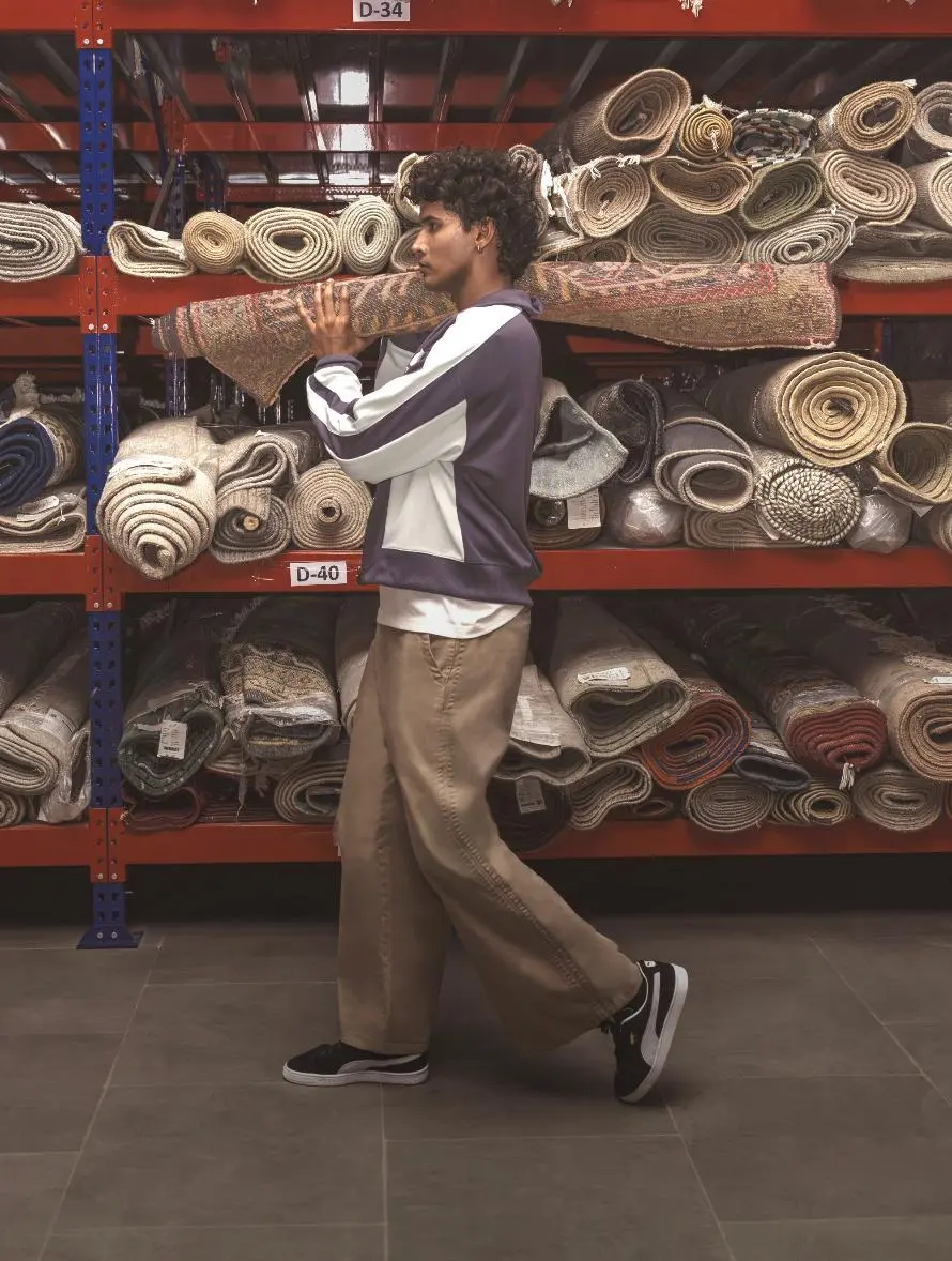 Сначала Puma и Jaipur Rugs выпустили совместную коллекцию ковров, а теперь представили кроссовки, которые создали в рамках этой коллаборации | Сетка — социальная сеть от hh.ru