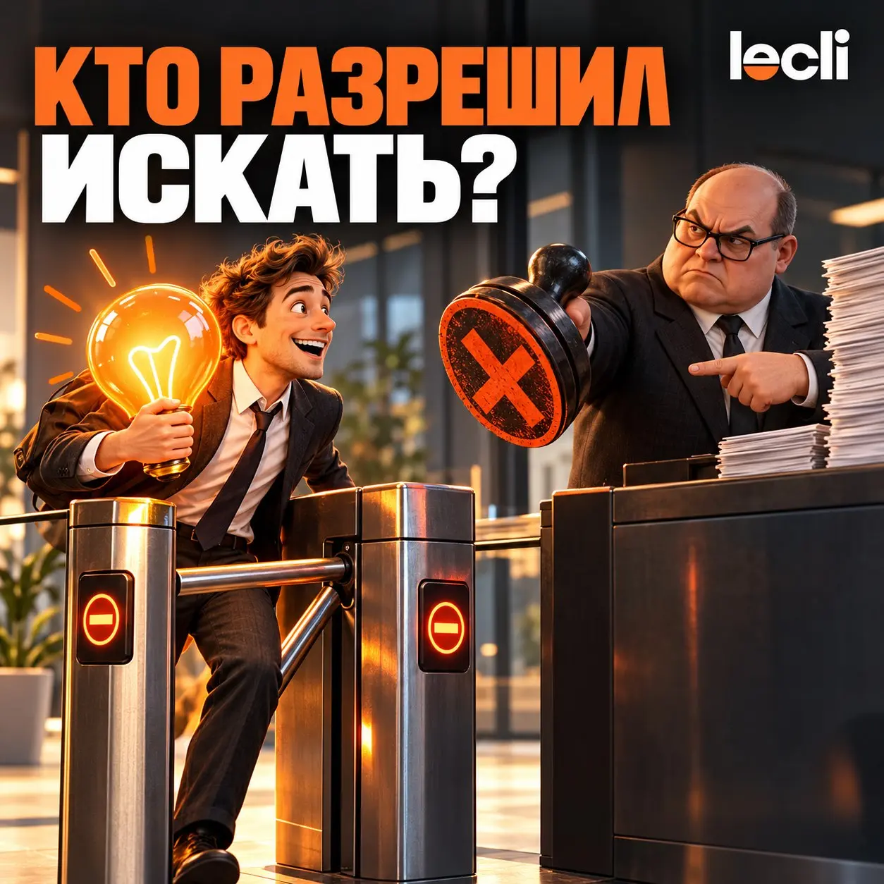 В некоторых компаниях инициативу поддерживают примерно так:
— Я нашёл способ делать это быстрее.
— Отлично. А кто разрешил искать?
Дальше включается корпоративная магия | Сетка — социальная сеть от hh.ru