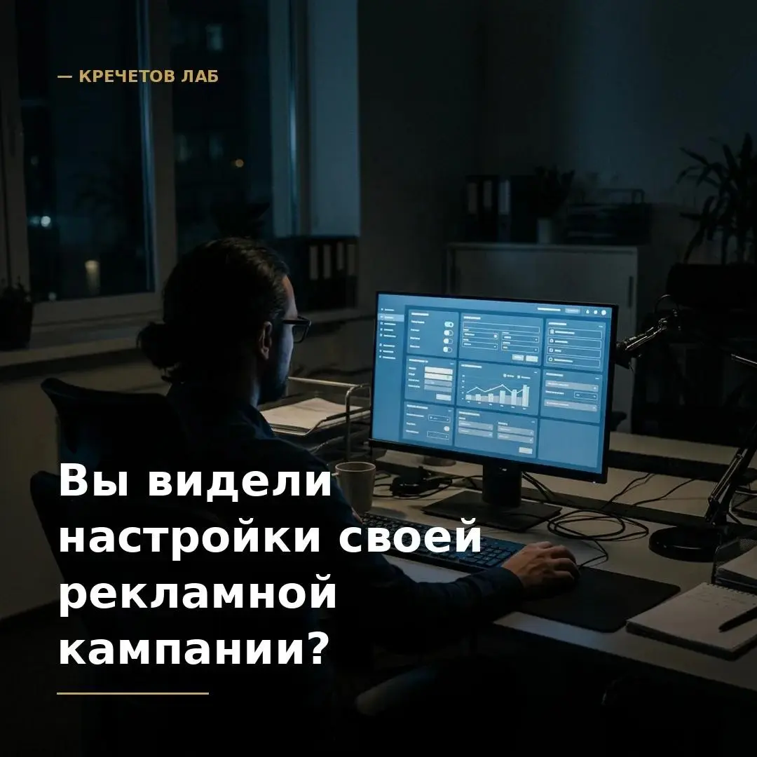 Вы видели настройки своей рекламной кампании? | Сетка — социальная сеть от hh.ru