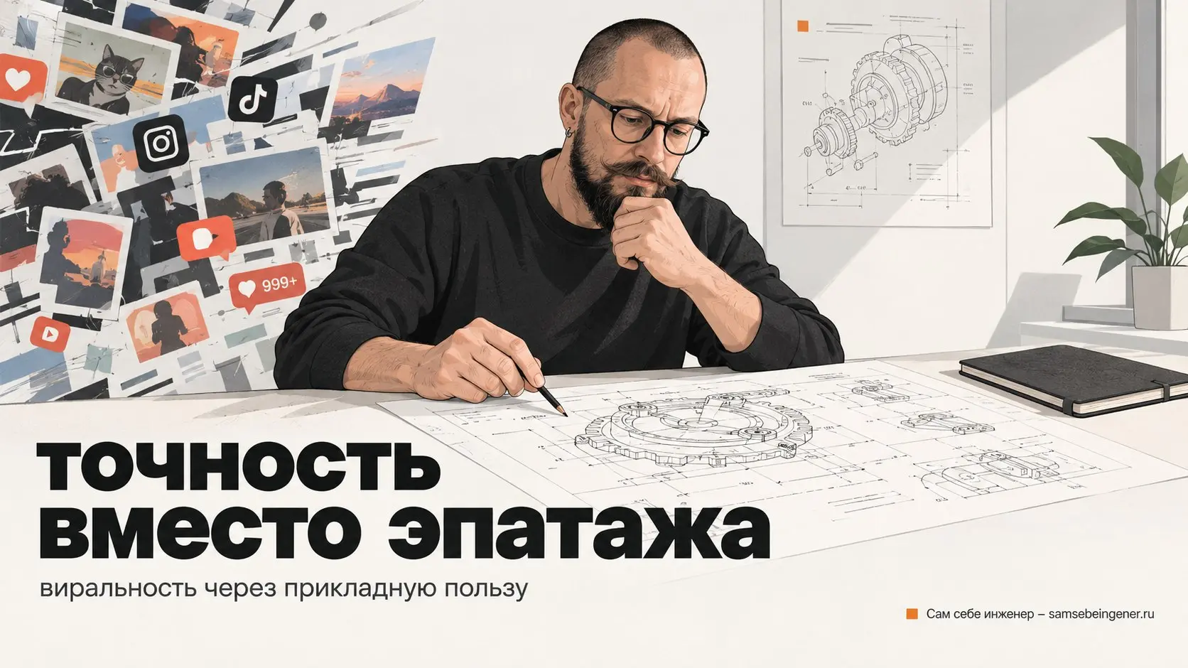 Как создать вирусный контент без криков и личного бренда, если вы интроверт?
Виральность для интроверта – это не танцы в кадре, а точные инструкции и разбор реальных болей | Сетка — социальная сеть от hh.ru