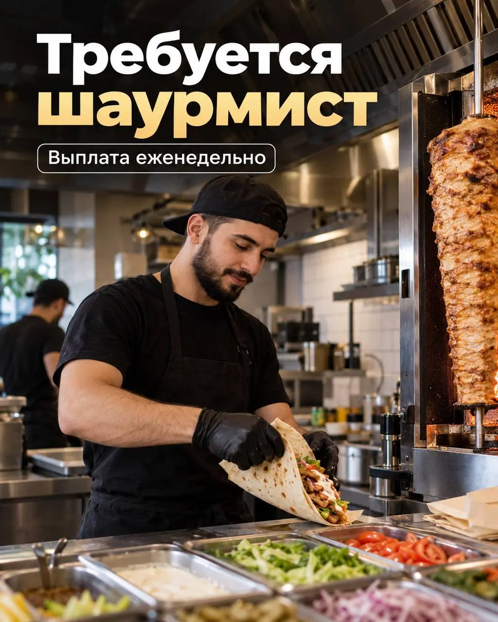 ШАУРМИСТ
От 4 500₽/смена + 5% от выручки
Круглосуточная точка
• Москва, м. Коптево
• Рестораны/Кафе
• +79263949944
Полное описание вакансии размещено в Телеграм и Макс | Сетка — социальная сеть от hh.ru