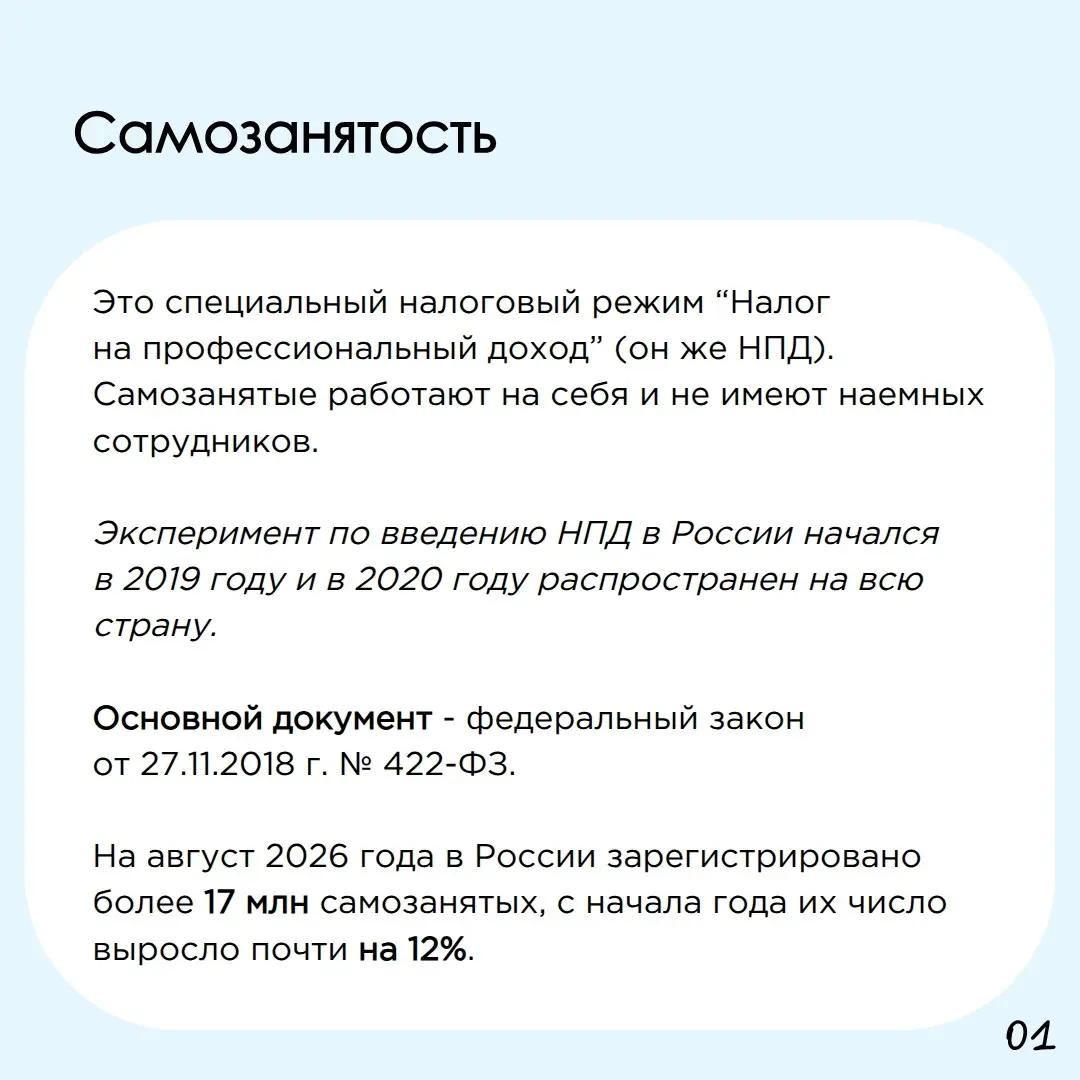 Человек самозанятый.
Часть 1 | Сетка — социальная сеть от hh.ru