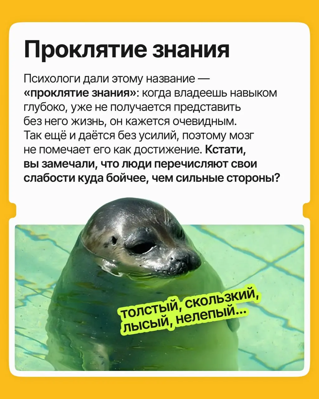 «Да это элементарно, любой бы справился», — говорите вы о том, что даётся вам легче, чем девяти людям из десяти | Сетка — социальная сеть от hh.ru