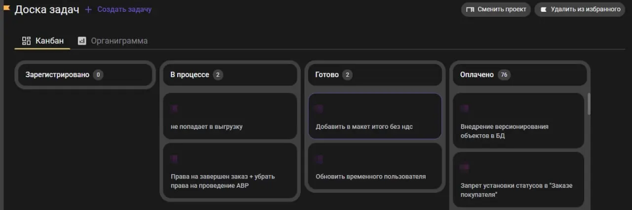 Первый опыт работы с Напарником
Взял приложение которое не жалко - и вот результат с промптом из поста выше, перевел нетиповой канбан на отображение типовым.
Но! есть нюанс | Сетка — социальная сеть от hh.ru