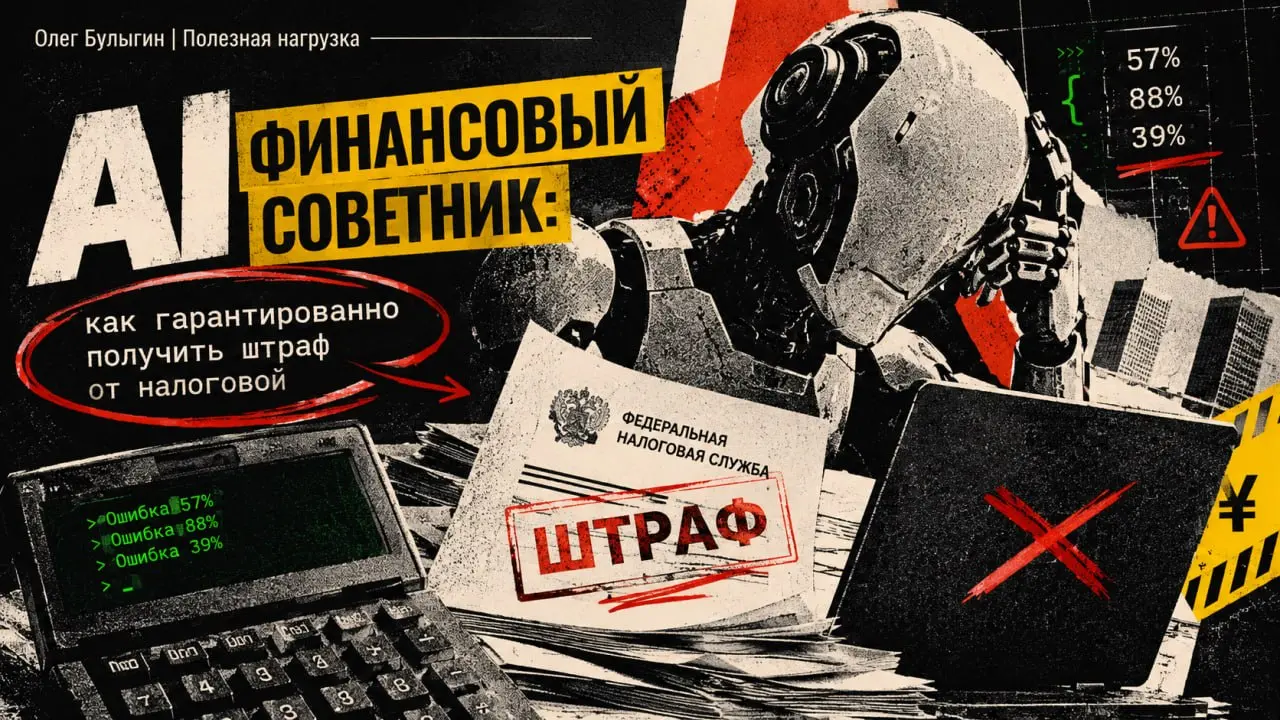 AI-финансовый советник: как гарантированно получить штраф от налоговой 🤡
В свежем исследовании от Saturn (опубликовано в Financial Times) 18 популярным моделям скормили 10 000 финансовых запросов | Сетка — социальная сеть от hh.ru