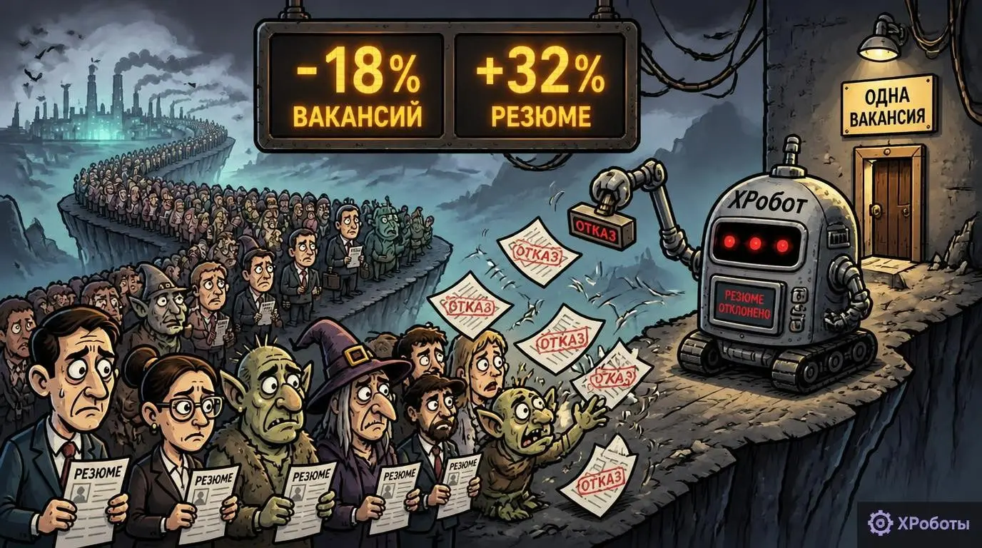 Конкуренция на рынке труда выросла: 10 резюме на место. И? | Сетка — социальная сеть от hh.ru
