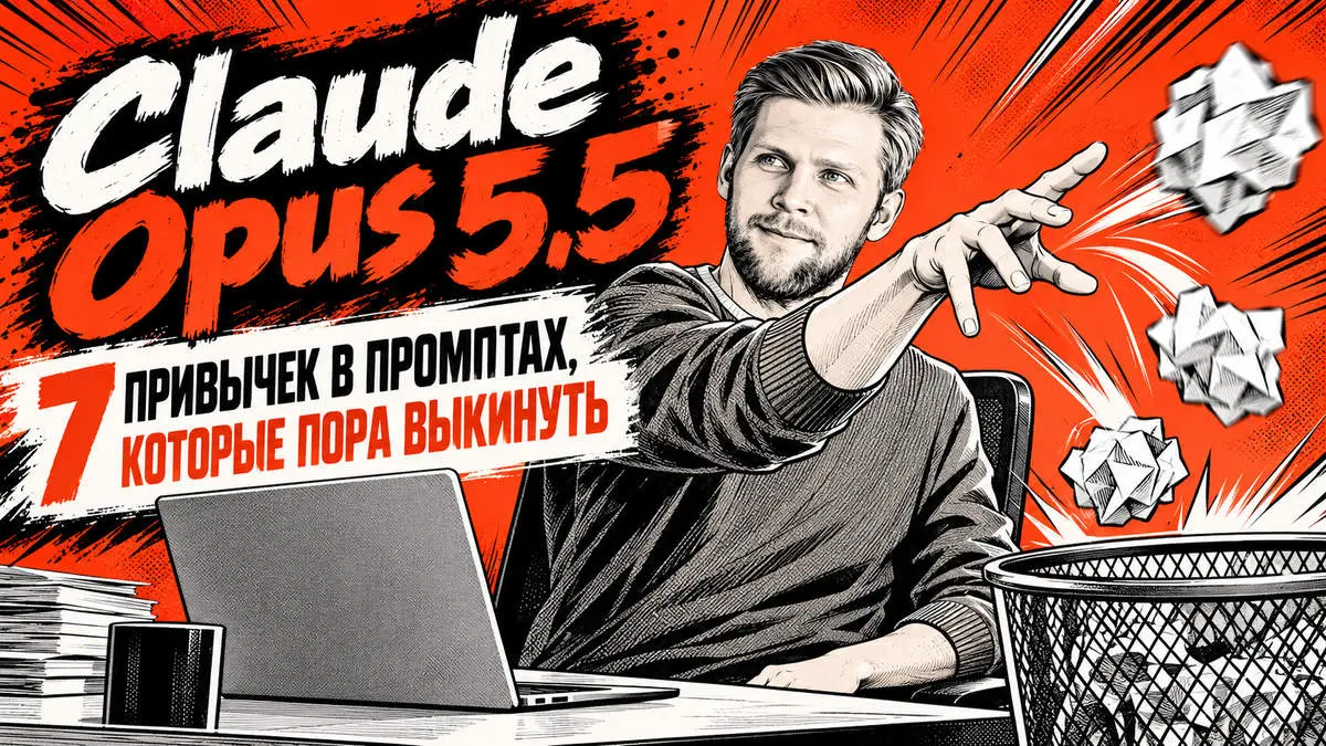 Claude Opus 5.5: 7 привычек в промптах, которые пора выкинуть
Мы привыкли уговаривать модель думать и кричать на неё капсом. Новой Opus это только мешает | Сетка — социальная сеть от hh.ru