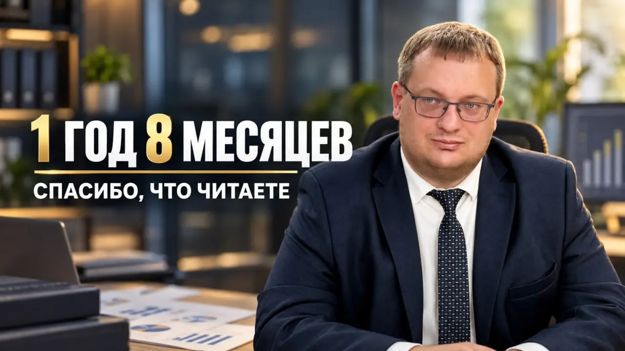 📌 Каналу — 1 год и 8 месяцев. Что будет дальше?
Канал «Бизнес и госзакупки» работает с 7 января 2025 года. За это время здесь вышло почти 700 публикаций | Сетка — социальная сеть от hh.ru