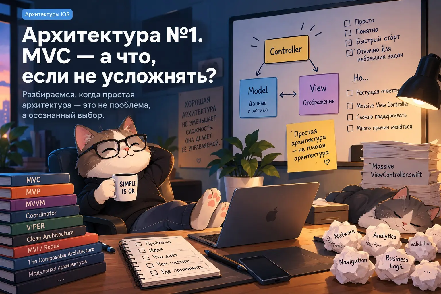 Архитектура №1. MVC — а что, если не усложнять? | Сетка — социальная сеть от hh.ru