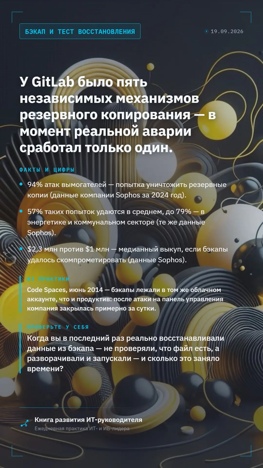 Тема: Бэкап и тест восстановления | Сетка — социальная сеть от hh.ru