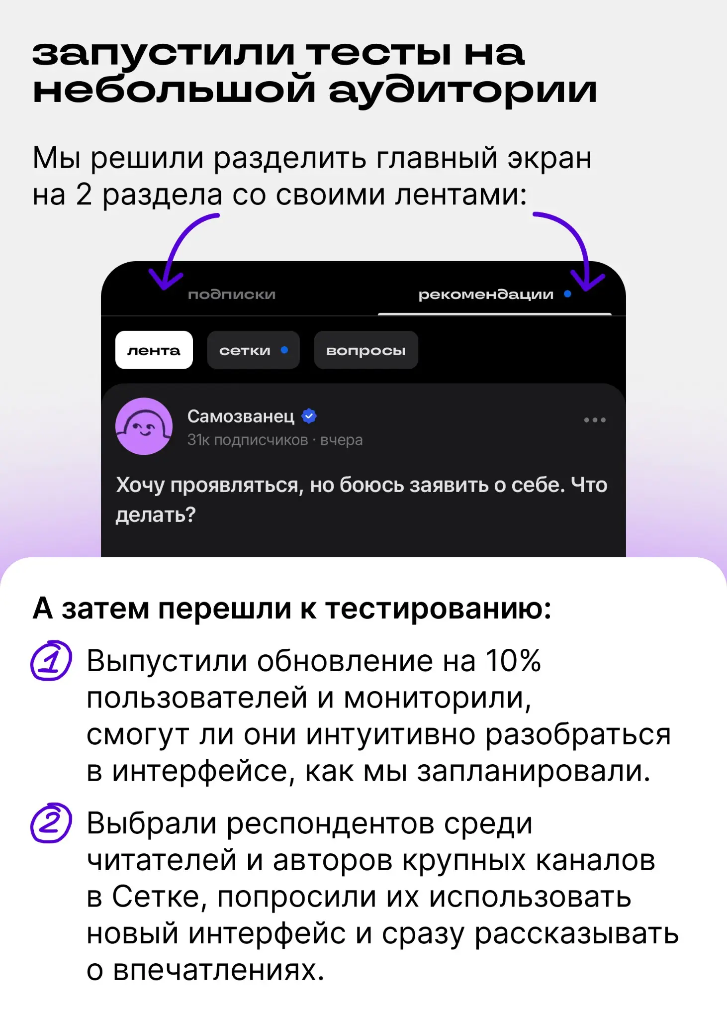 Почему лента подписок в Сетке стала именно такой | Сетка — социальная сеть от hh.ru
