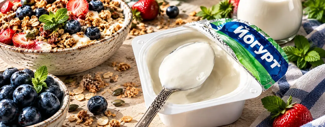 🥛 Йогурт без грамма сахара — скучно? А вот и нет! 😏 Проверяем белорусский йогурт 1,5%: что внутри баночки, какой вкус и действительно ли состав настолько простой | Сетка — социальная сеть от hh.ru