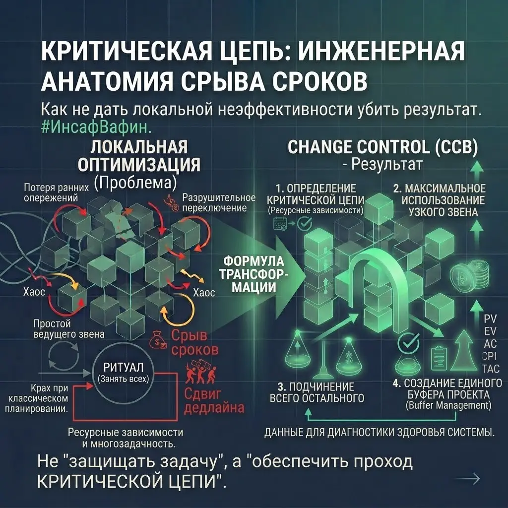 Критическая цепь: инженерная анатомия срыва сроков | Сетка — социальная сеть от hh.ru
