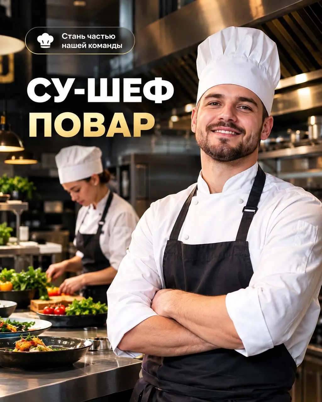 1️⃣СУ-ШЕФ - от 6500₽ - 7000₽/смена
2️⃣ПОВАР - от 6000₽/смена
Прямой работодатель
• Москва, м. ЦСКА
• Рестораны/Кафе
• +79154102286
Полное описание вакансии размещено в Телеграм и Макс | Сетка — социальная сеть от hh.ru