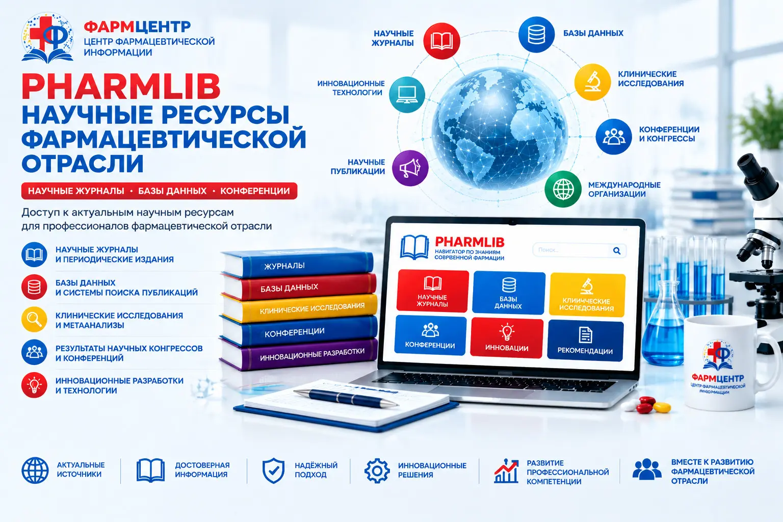 🔬 PharmLib | Научные ресурсы фармацевтической отрасли 📚 | Сетка — социальная сеть от hh.ru