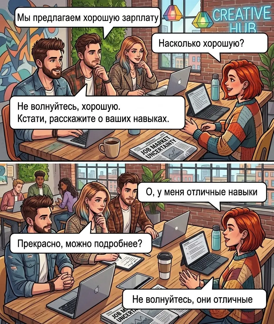Зарплатный флирт: формальность или торг? | Сетка — социальная сеть от hh.ru