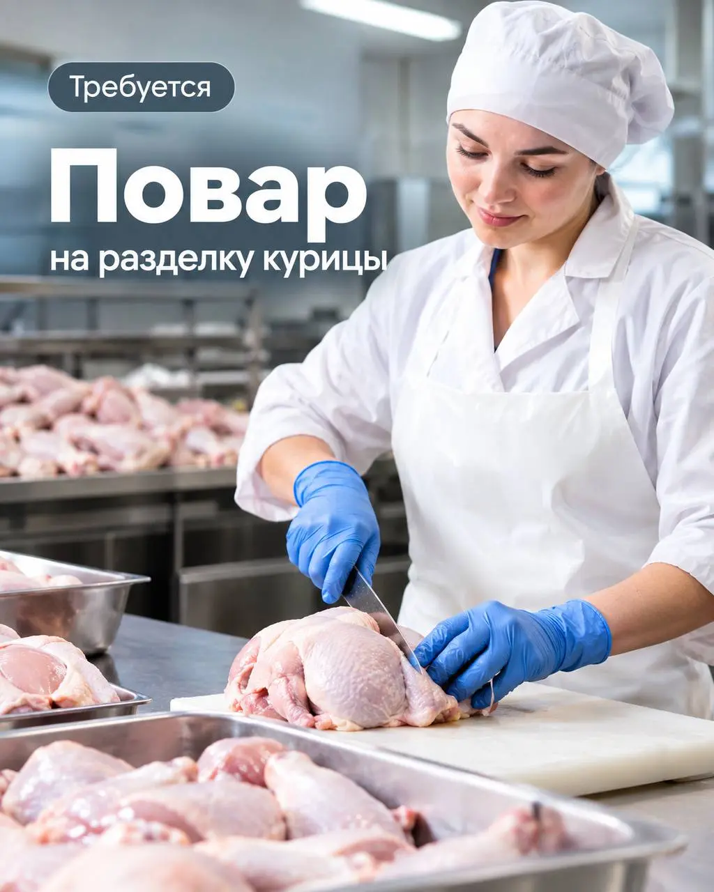 ПОВАР НА РАЗДЕЛКУ КУРИЦЫ
От 5 300₽/смена
Прямой работодатель
• Москва, м. Бутырская, Улица Добролюбова
• Рестораны/Кафе
• +79060864916
Полное описание вакансии размещено в Телеграм и Макс | Сетка — социальная сеть от hh.ru