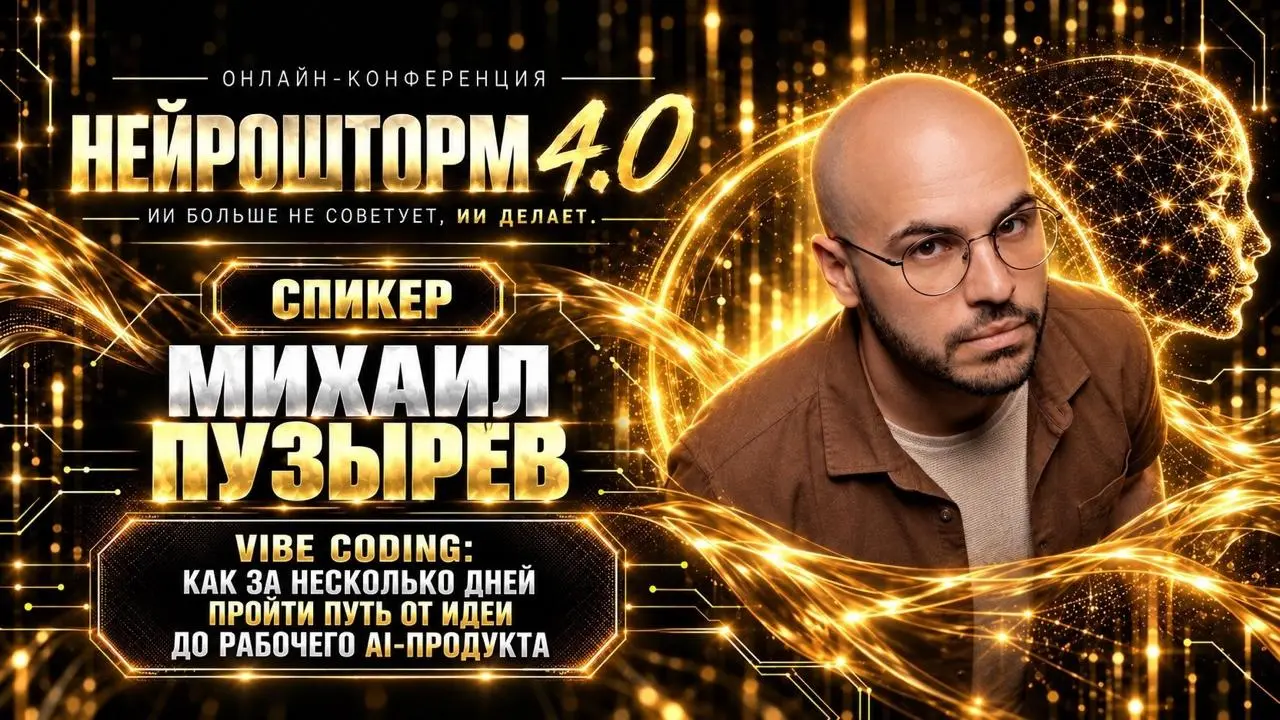 Есть новости, которыми хочется похвастаться 🙂
Меня пригласили выступить на конференции НЕЙРОШТОРМ 4.0 — причём не в общей программе, а в закрытой VIP-части конференции | Сетка — социальная сеть от hh.ru
