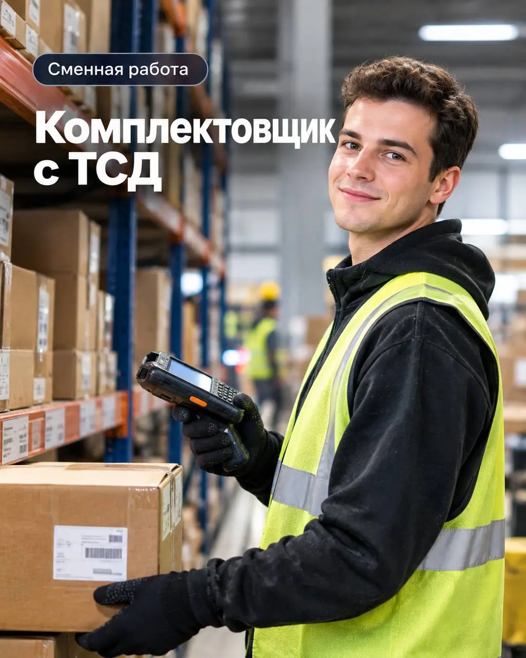 КОМПЛЕКТОВЩИК С ТСД
7 524₽/смена при выполнении плана
Маркетплейс товаров
• Софьино, Раменский район
• Упаковка и фасовка
•
Полное описание вакансии размещено в Телеграм и Макс | Сетка — социальная сеть от hh.ru