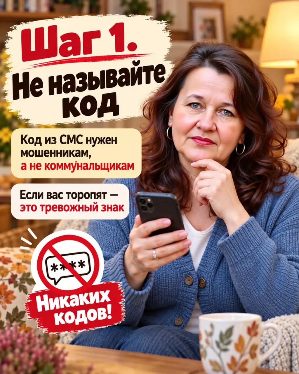 Отопление включат. Код им не нужен.
Вот вроде бы всё просто: если речь идёт о батареях, трубах и запуске отопления, при чём тут вообще код из СМС?
Но именно на этом сейчас и строят схему | Сетка — социальная сеть от hh.ru