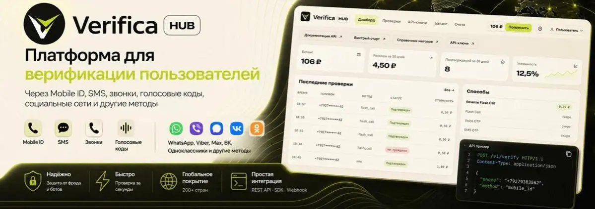 VerificaHub - платформа верификации пользователей | Сетка — социальная сеть от hh.ru