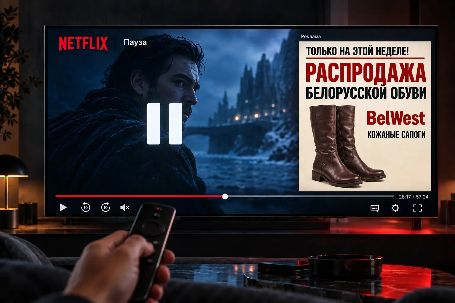 Netflix усиливает рекламу в стриминге
Netflix с октября запускает Pause Ads — рекламу, показываемую во время паузы, с программной закупкой через DSP (Demand-Side Platform).
Ну т.е | Сетка — социальная сеть от hh.ru