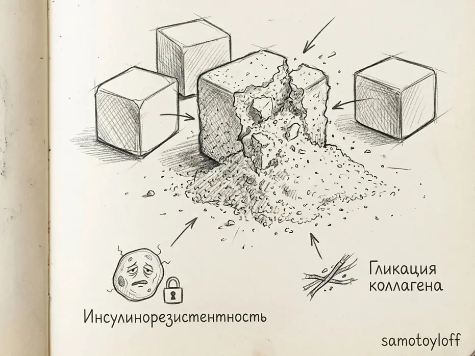 Как микродозы сахара ежедневно уничтожают ваше тело | Сетка — социальная сеть от hh.ru