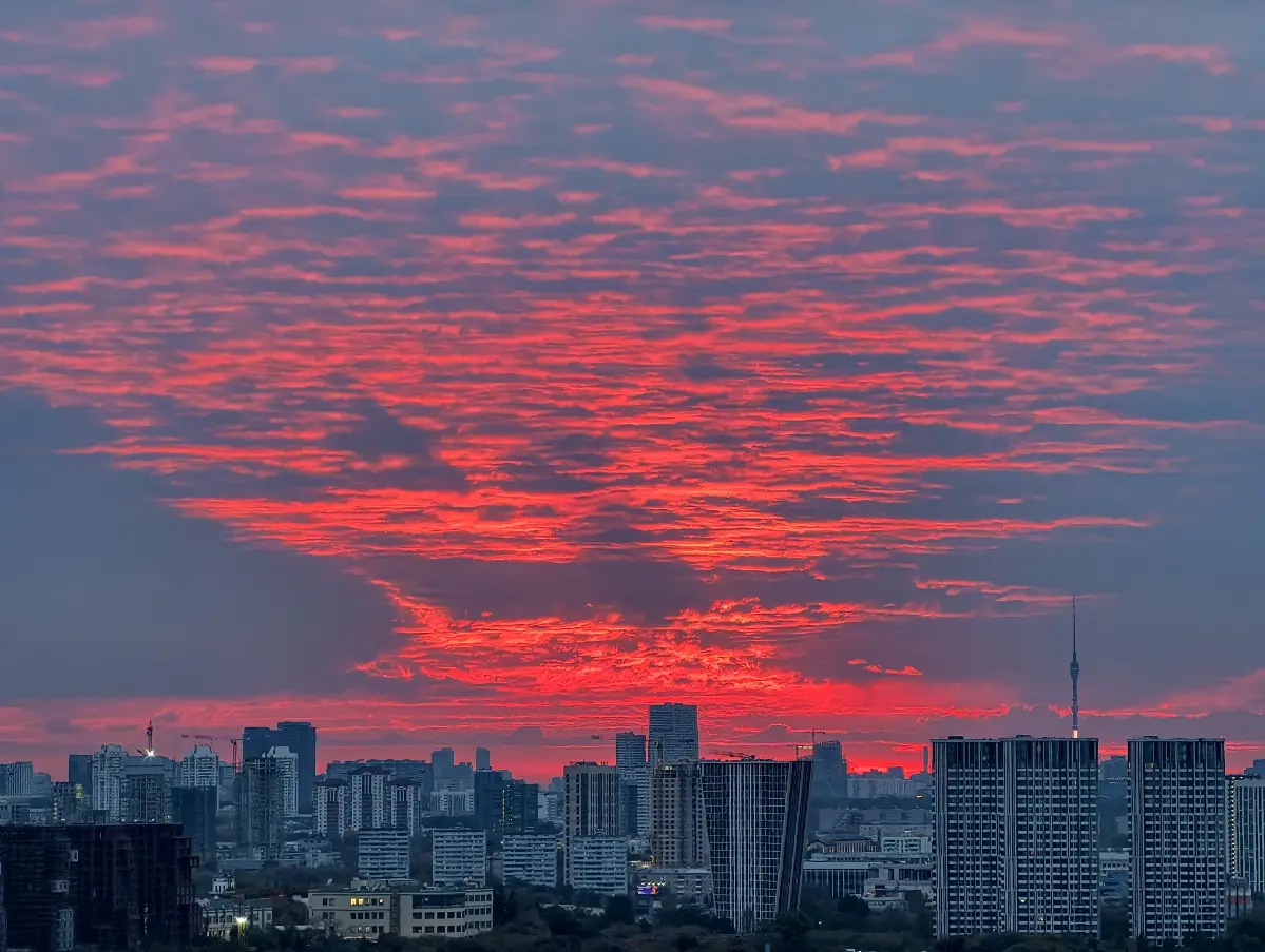 #рассвет #москва #осень #природа #город | Сетка — социальная сеть от hh.ru