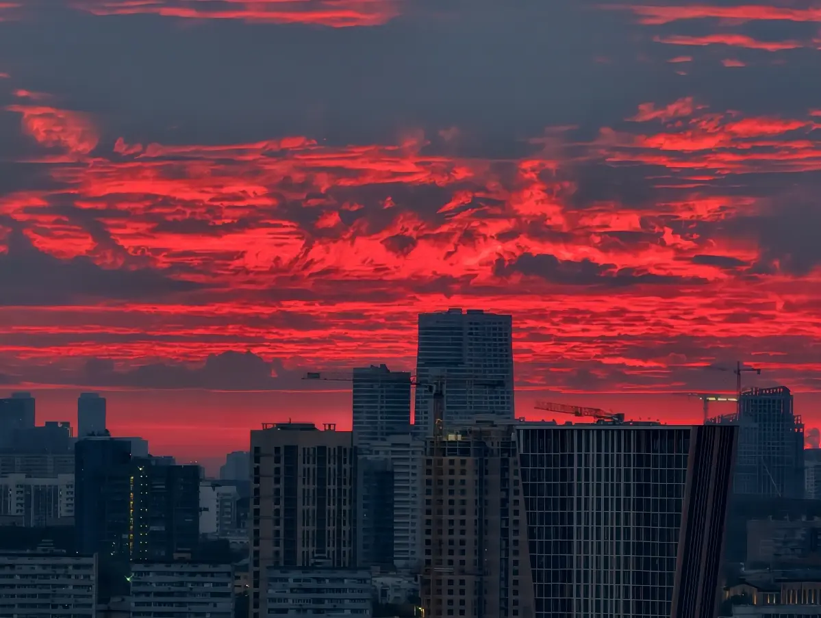 #рассвет #москва #осень #природа #город | Сетка — социальная сеть от hh.ru