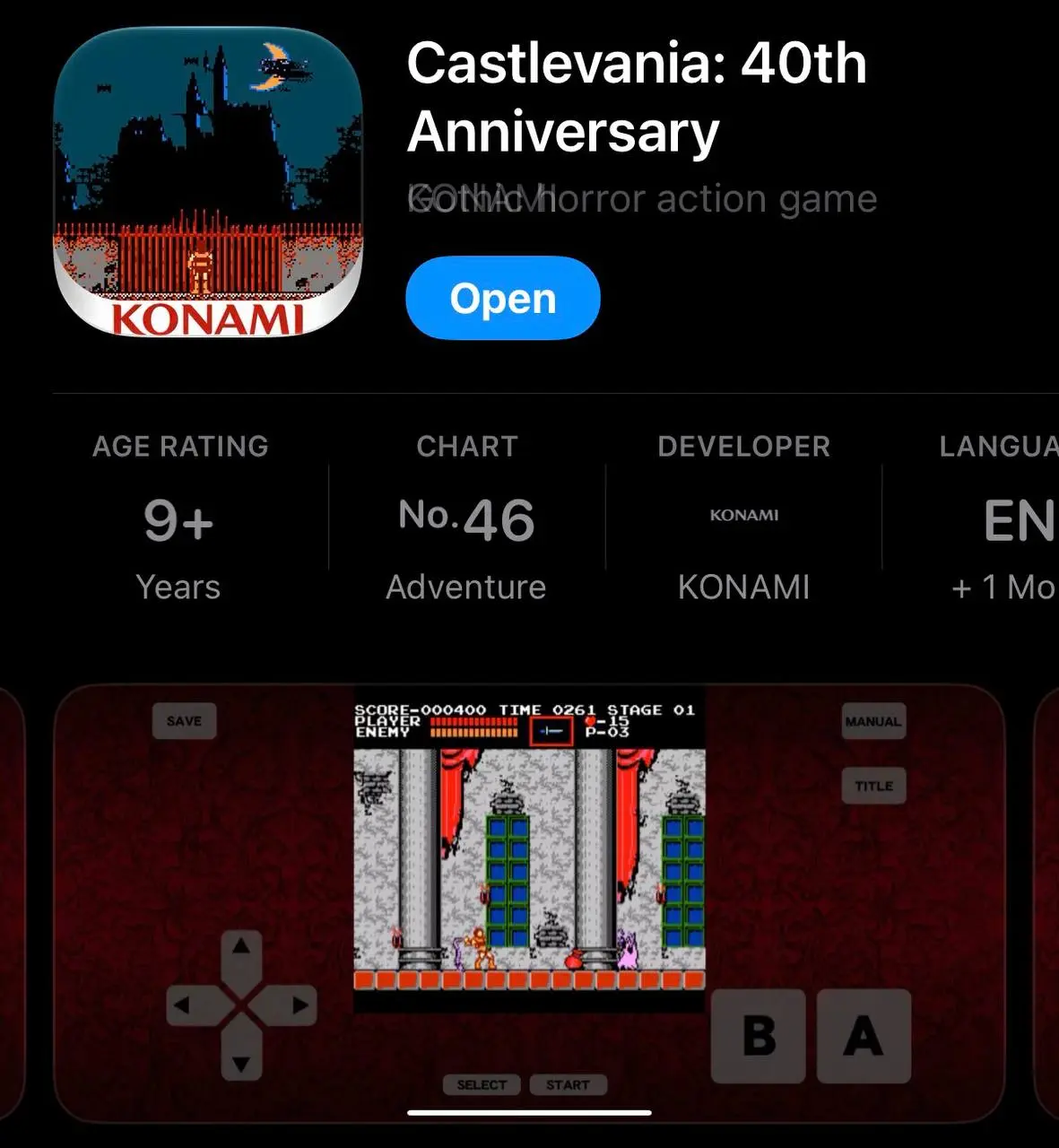 Компания Konami безвозмездно предоставила мобильную версию игры Castlevania: 40th Anniversary. Данное предложение действительно до 24 октября 2026 года | Сетка — социальная сеть от hh.ru
