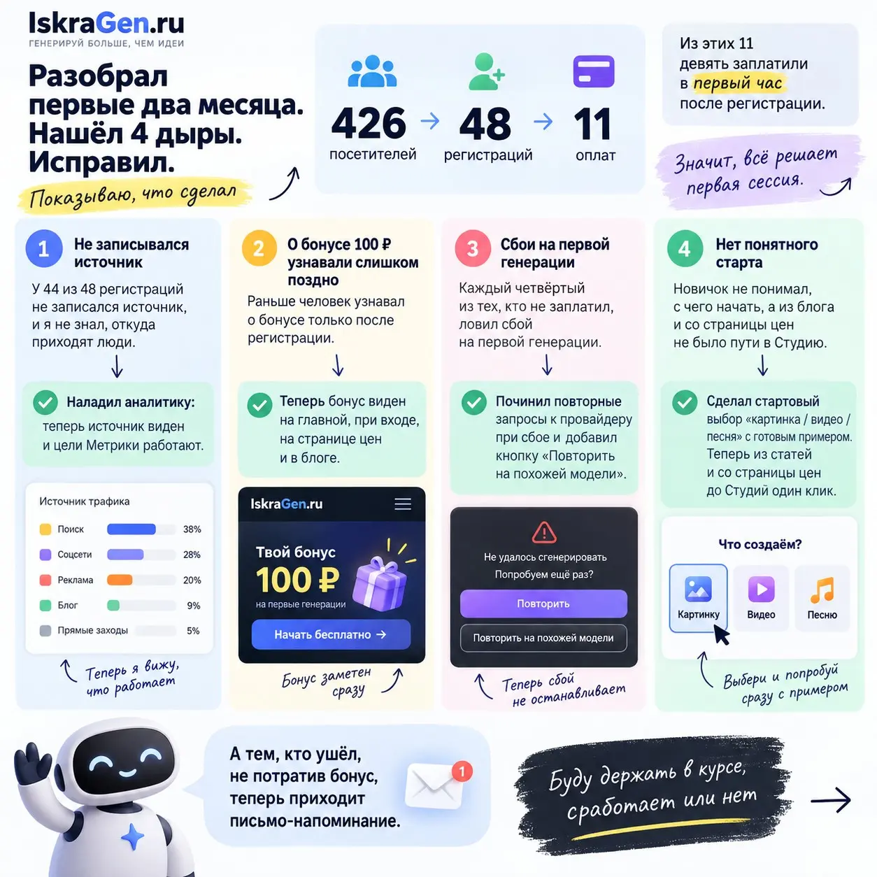 Почему из 426 посетителей платят 11 | Сетка — социальная сеть от hh.ru