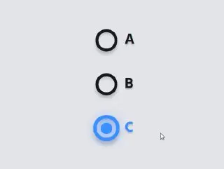 Radio Hopping
Анимированые Radio Buttons, сделанные с помощью SCSS
https://codepen.io/jkantner/pen/rNaPadg | Сетка — социальная сеть от hh.ru