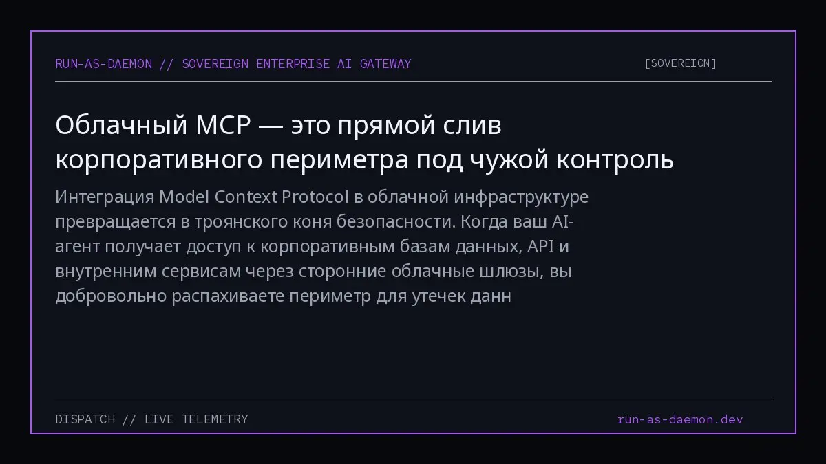 Интеграция Model Context Protocol в облачной инфраструктуре превращается в троянского коня безопасности | Сетка — социальная сеть от hh.ru