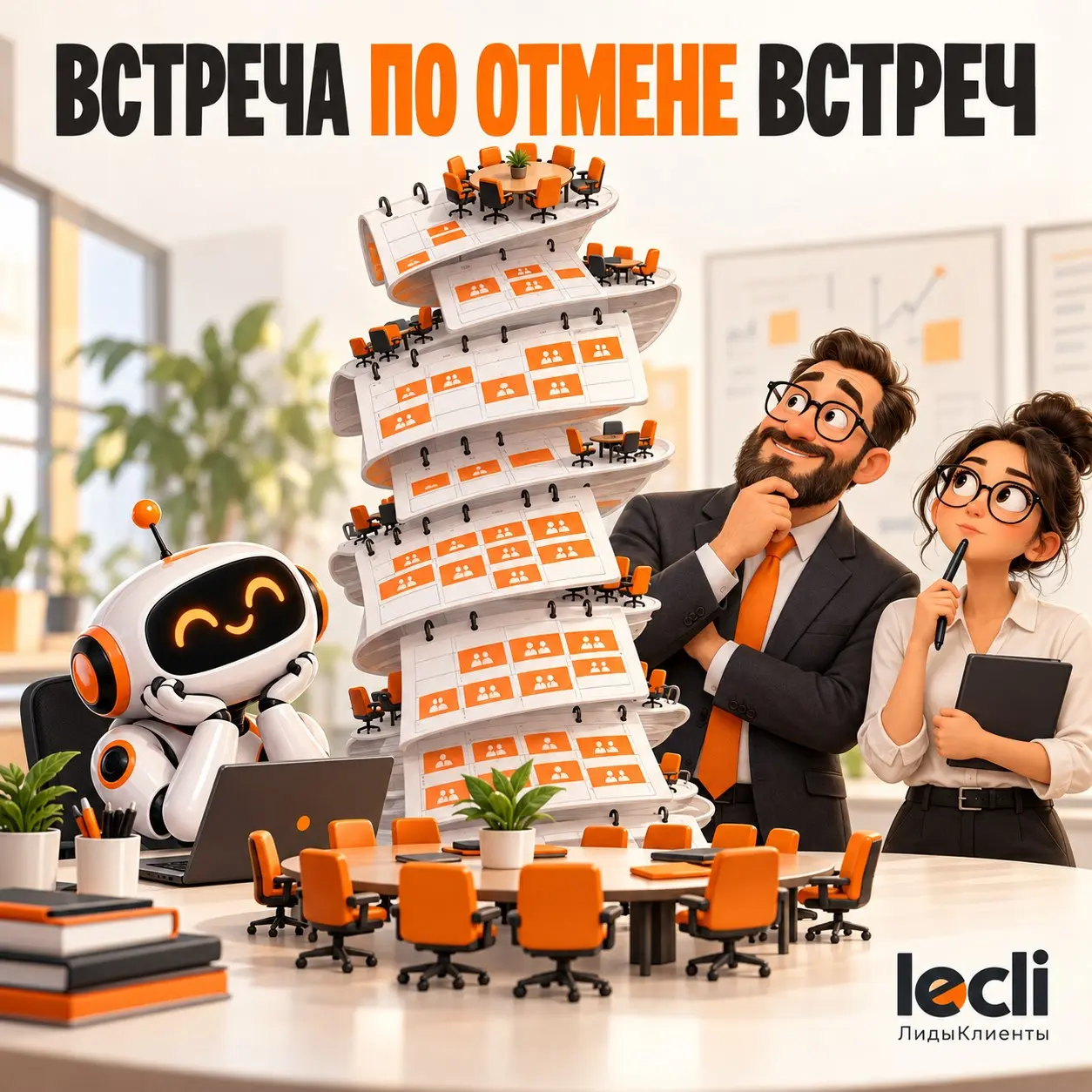 Вымышленная компания решила освободить людям время с помощью ИИ.
— С чего начнём? — спросил аналитик.
— Пусть пишет протоколы всех совещаний, — сказал директор | Сетка — социальная сеть от hh.ru