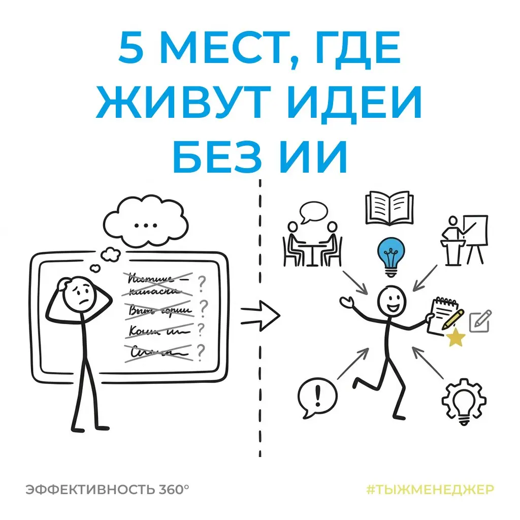 Где искать контент, если не использовать ИИ?
Последние несколько месяцев я практически не использую ИИ, чтобы придумывать темы для своего блога | Сетка — социальная сеть от hh.ru