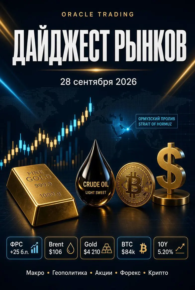 📊 Дайджест рынков | 28 сентября 2026
Макро + геополитика + ключевые активы для трейдеров и инвесторов
Краткое резюме
Глобальная экономика остаётся surprisingly resilient на фоне AI-инвестиций и сильны... | Сетка — социальная сеть от hh.ru