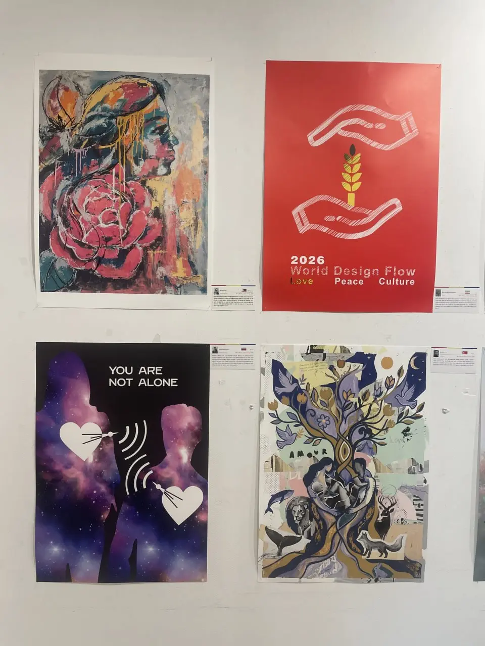 "Ты не одинок". Моя работа на 2026 Busan Design Association International Invitational Exhibition в Южной Корее. Выставка проходила в галерее Дасом, в парке граждан Пусана | Сетка — социальная сеть от hh.ru