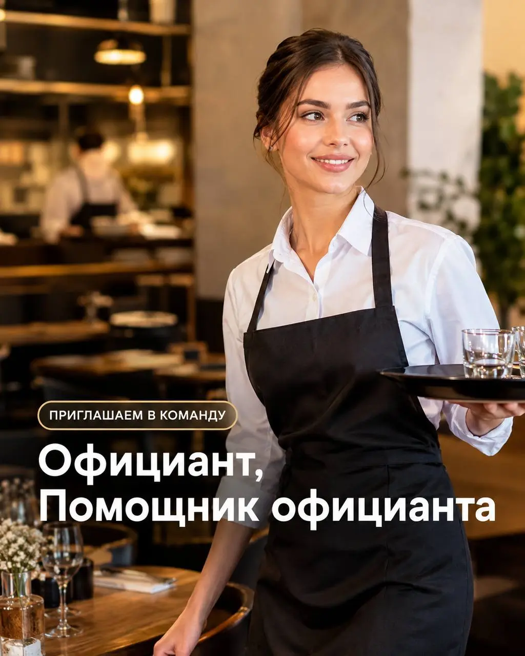 1️⃣ОФИЦИАНТ,
2️⃣ПОМОЩНИК ОФИЦИАНТА
От 3 000₽/смена + чаевые
ресторан
• Москва, м. Киевская, Украинский б-р, 15
• Рестораны/Кафе
• +79252932240
Полное описание вакансии размещено в Телеграм и Макс | Сетка — социальная сеть от hh.ru