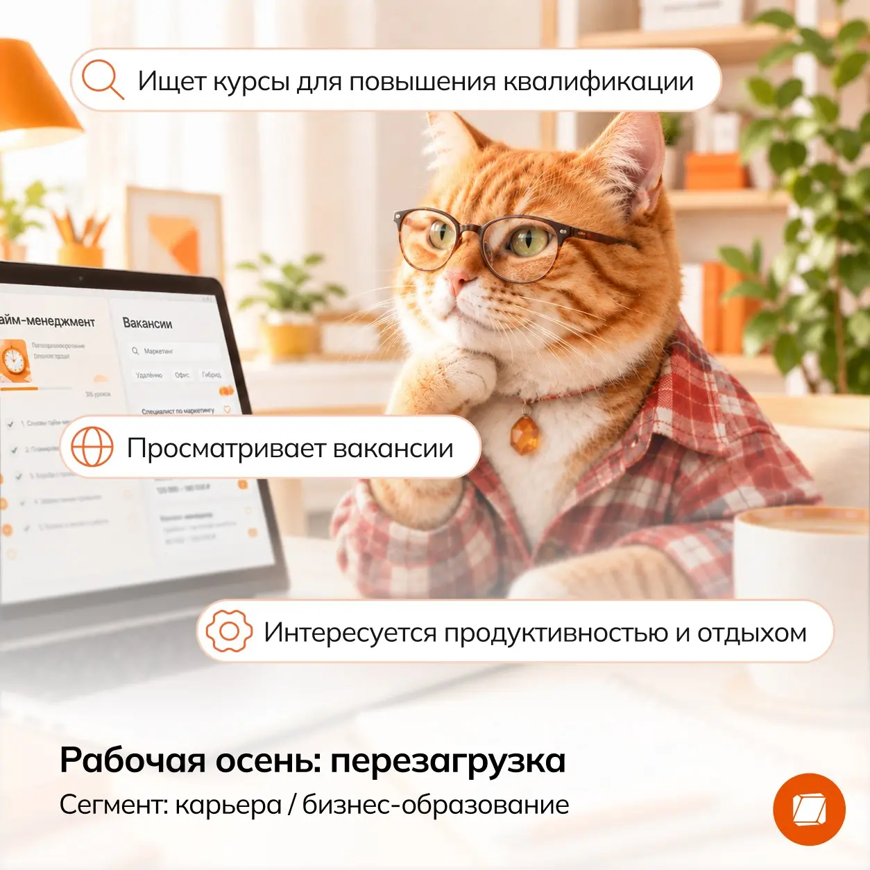 🍁 Как с приходом осени меняется наш цифровой портрет? | Сетка — социальная сеть от hh.ru