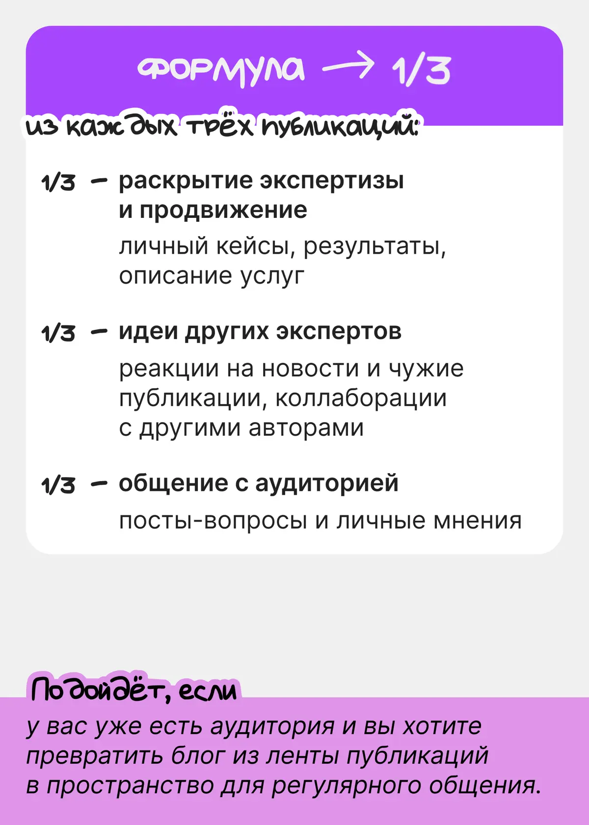 Экспертный VS личный контент: о чём писать? | Сетка — социальная сеть от hh.ru