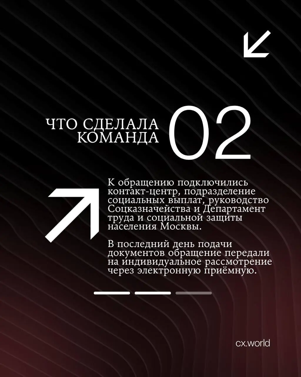 Социальное казначейство Москвы: человек в центре государственной системы 🤝
Мы продолжаем рассказывать о победителях CX World Awards | Сетка — социальная сеть от hh.ru