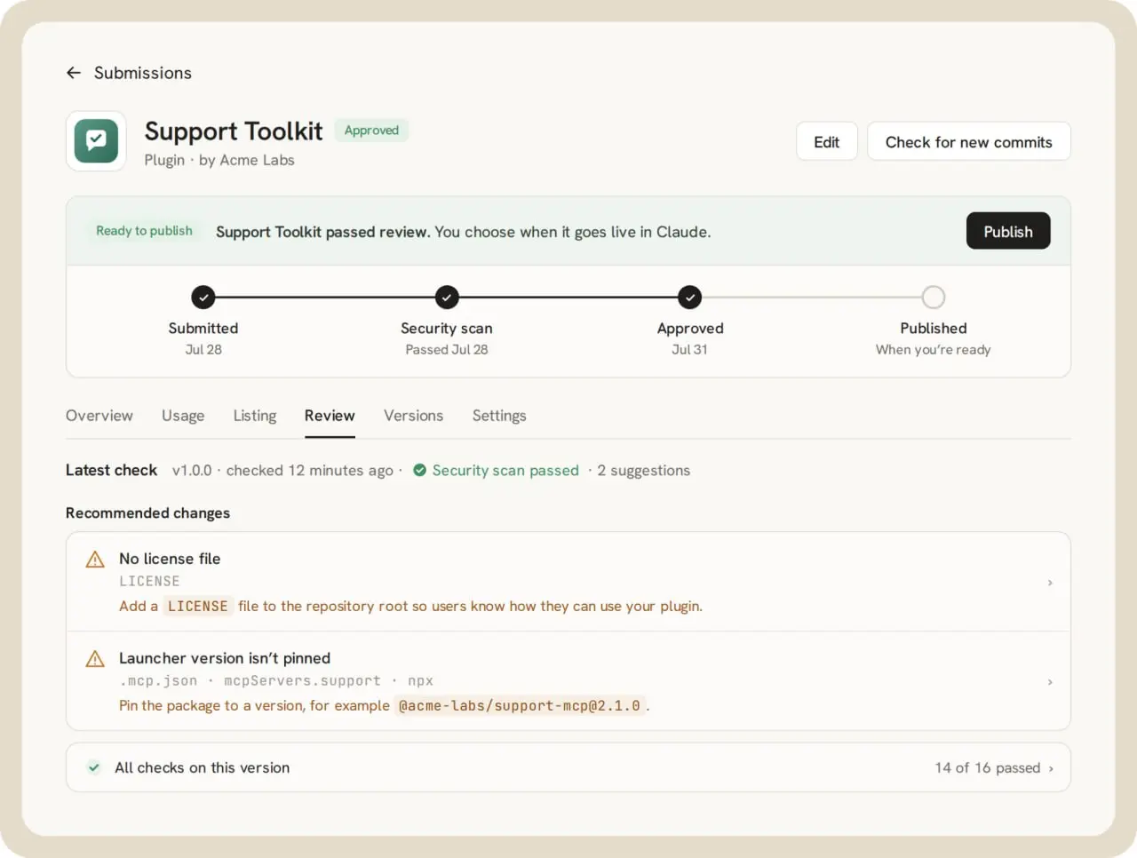 🧩 CLAUDE ПРЕВРАЩАЕТСЯ В APP STORE🚀
Anthropic официально открыла двери для сторонних разработчиков, запустив портал публикации плагинов в официальном каталоге Claude | Сетка — социальная сеть от hh.ru
