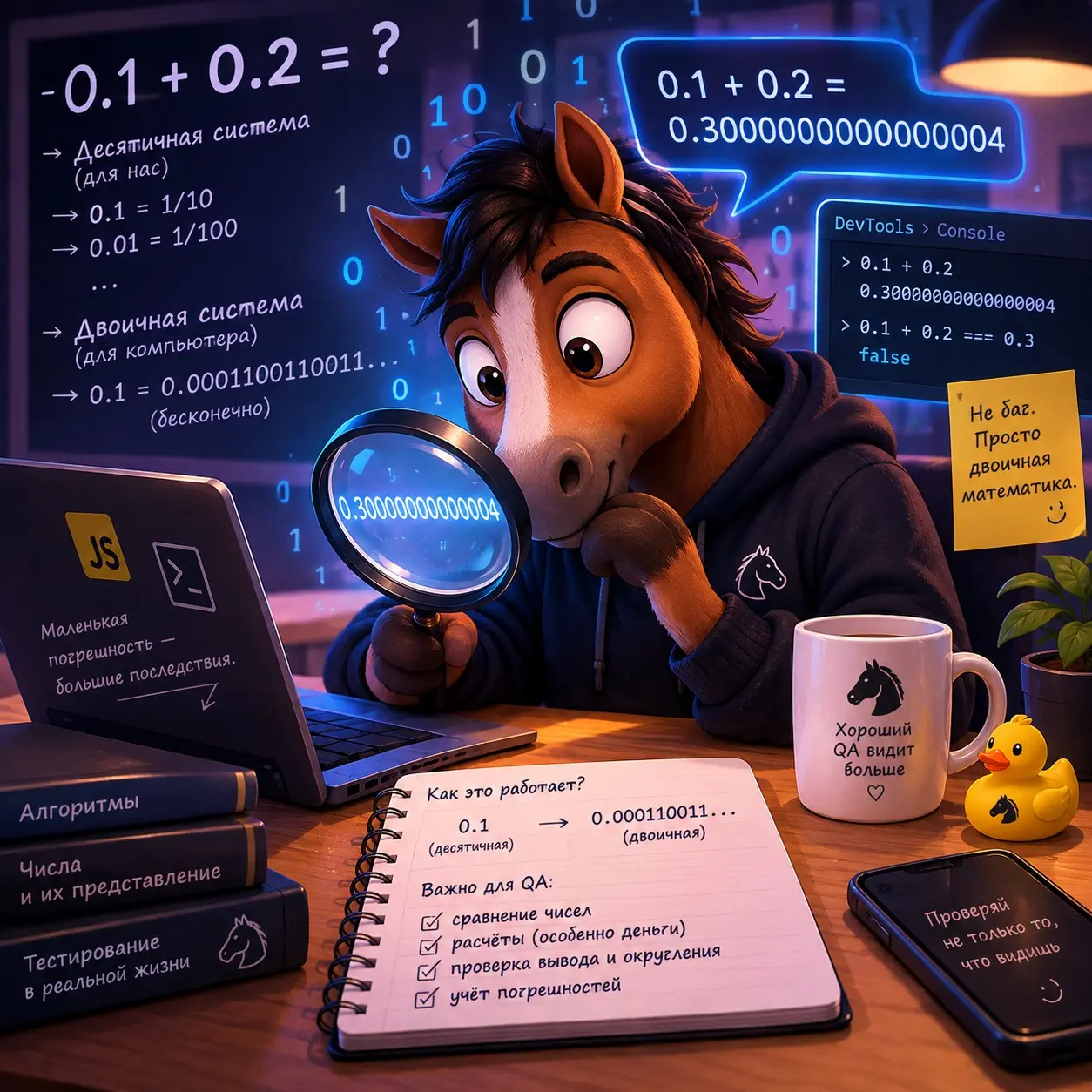 🐴🔎 Дело о 0.1 + 0.2 | Сетка — социальная сеть от hh.ru