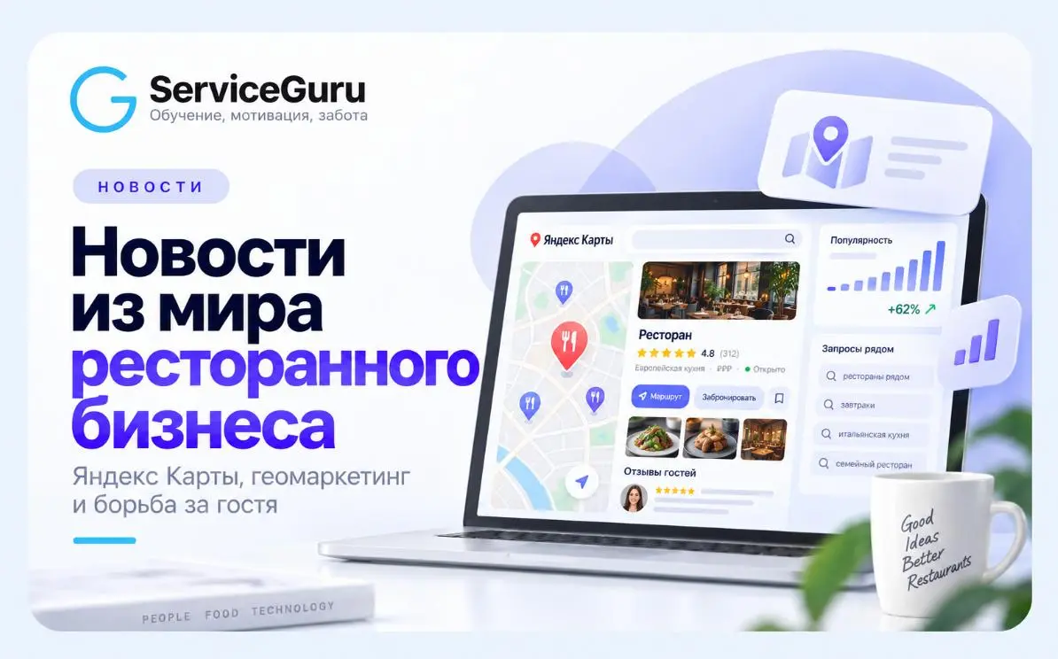🔥 Новости из мира ресторанного бизнеса: Яндекс Карты, геомаркетинг и борьба за гостя
1️⃣ «Еда» стала самой популярной категорией в Яндекс Картах
По итогам 2025 года пользователи в России более 650 млн... | Сетка — социальная сеть от hh.ru