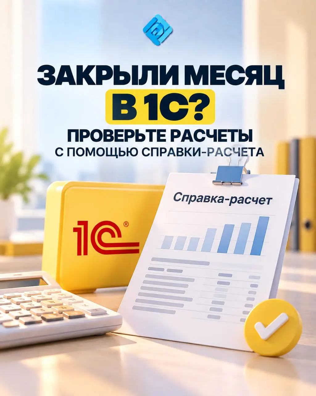 Закрыли месяц в 1С? Проверьте расчеты с помощью справки-расчета 📊
При закрытии месяца «1С:Бухгалтерия» автоматически выполняет множество операций: начисляет амортизацию, распределяет расходы и формиру... | Сетка — социальная сеть от hh.ru